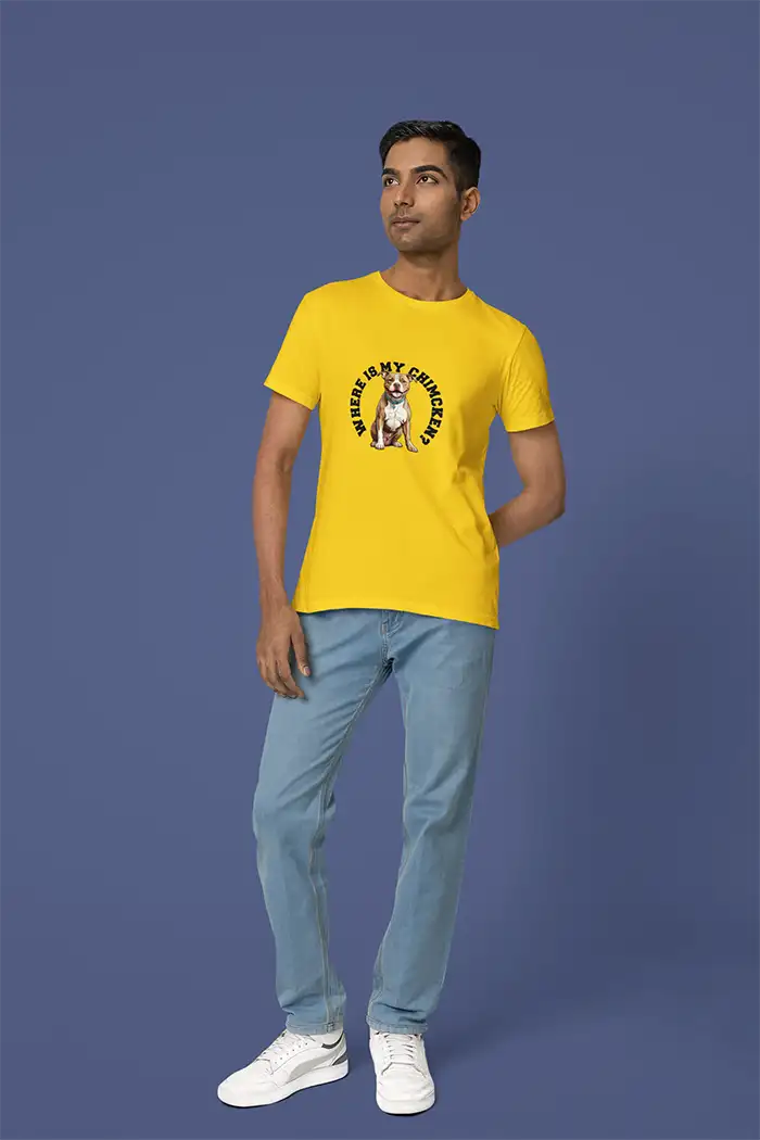 Where Is My Chimcken?- Men Regular Fit