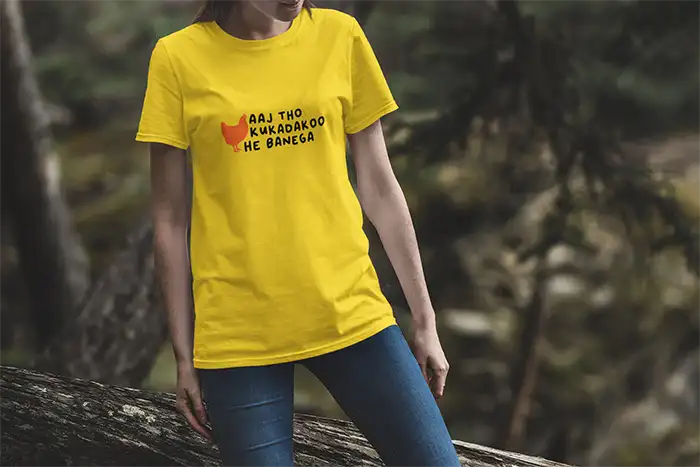 Aaj Tho Kukadakoo He Banega- Women Regular Fit