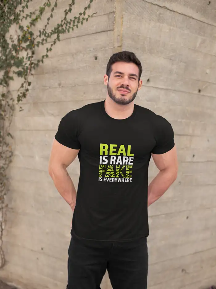 Real Is Rare - Men Regular Fit