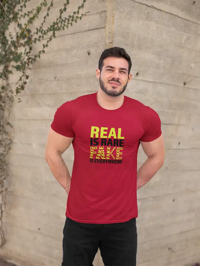 Real Is Rare - Men Regular Fit