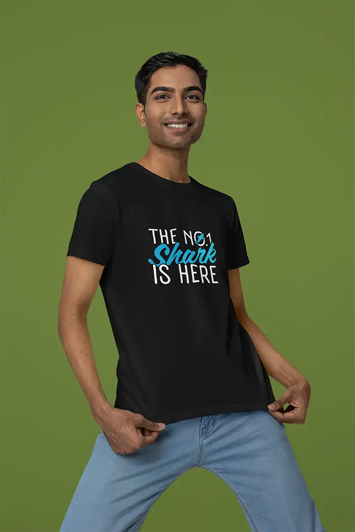 The No.1 Shark Is Here - Men Regular Fit