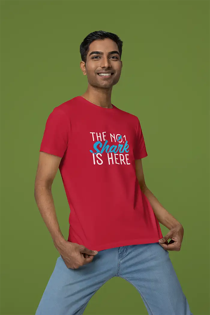 The No.1 Shark Is Here - Men Regular Fit