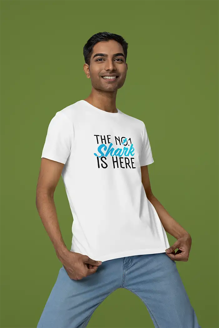 The No.1 Shark Is Here - Men Regular Fit