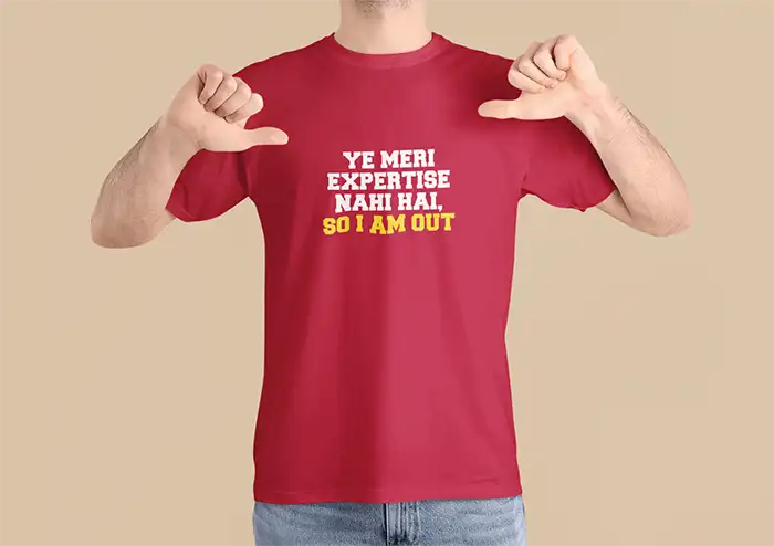 Ye Meri Expertise Nahi Hai - Men Regular Fit
